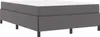 vidaXL Bettrahmen mit Matratze Grau 140 x 200 cm Stoff Produktbild-Vorschau 4