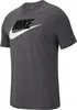 Nike M Nsw Tee Icon Futura Dk Grey Heather/Black/Whit L Produktbild-Vorschau 1