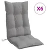 vidaXL Cuscini per schienale alto 6 pezzi. Tessuto Oxford Anteprima dell’immagine prodotto 8