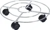 Pflanzenroller Chrom, Ø 35 cm, silber Tragkraft: 25 kg Produktbild-Vorschau 1