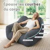 Pouf géant pour adulte, rembourrage en mousse déchiquetée, Voir les images du produit 3