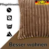 Dekokissen LILLI BIG CORD Velour mit Reißverschluss 60x60cm Produktbild-Vorschau 5