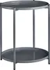 TecTake 404196, Boční/koncový kávový stolek, Šedá Náhled obrázku produktu 1