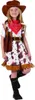 A young girl is posing in a cowgirl costume. Produktbild-Vorschau