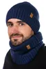 Set Invernale Uomo Heyo con Cappello e Sciarpa Tubolare Blu Anteprima dell’immagine prodotto 2