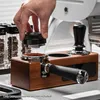 Stacja do ubijania espresso - drewniany uchwyt z 3 otworami Podgląd zdjęcia produktu 3