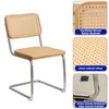 LVHOM Freischwinger 2er Set Rattan Esszimmerstuhl Produktbild-Vorschau 3