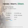 Spectrum LED Peerlamp A60 E27 Helder - 6.8W 1450lm 3000K - Productafbeelding-voorbeeld 3