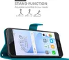 Cadorabo Hülle für Honor 8 / 8 PREMIUM Schutz Hülle in Blau Produktbild-Vorschau 4