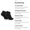 Black Snake 12 Paar Sneakersocken Damen Herren - 43/46 - Produktbild-Vorschau 11
