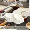 Kaffeefilter 80/200 mm, 100 Stück, Papier, weiß, für Kaffeemaschinen Podgląd zdjęcia produktu