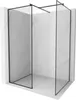 Mexen Kioto Walk-in Duschwand 130 x 90 cm, schwarzes Produktbild-Vorschau 1