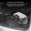 ELONEO 2in1 Rollstuhl Rollator faltbar und leicht mit Sitz, Produktbild-Vorschau 16