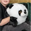 RAPPA Cozy Noxxiez HW723 Panda - caldo cuscino di peluche 3 Anteprima dell’immagine prodotto 8