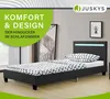 Juskys Polsterbett Verona 90x200 cm - Bettgestell inkl. Produktbild-Vorschau 7