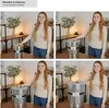 Jinfa Metall Mülleimer mit Deckel und Tragegriffen - für Produktbild-Vorschau 3