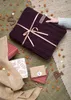 Knit Factory Vinz Plaid - Aubergine - 160x130 cm Produktbild-Vorschau 3