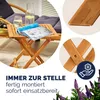 CASARIA® Stolik boczny drewniany W pełni zmontowany Podgląd zdjęcia produktu 3