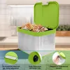 YourCasa® Biomülleimer Küche für Biomüll aus Edelstahl Produktbild-Vorschau 7