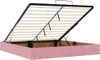 Ottoman-Bett mit Matratze & LEDs Rosa 160x200 cm Samt Produktbild-Vorschau 11