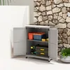 Outsunny Gartenschrank Holz Outdoor wetterfest Produktbild-Vorschau 8