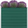 vidaXL Podwyższone łóżko 100 x 100 x 77 cm Stal ocynkowana Podgląd zdjęcia produktu 8
