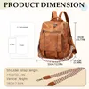 Wasserdichter  Rucksack für Frauen, Diebstahlschutz und Produktbild-Vorschau 3