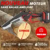 TEENO Tronçonneuse électrique, Tronçonneuse électrique 2 en Voir les images du produit 4