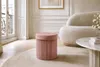 riess-ambiente Hocker ÉLAN 40cm rosa Samt runder Sitzhocker Produktbild-Vorschau 3