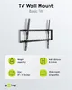 A TV wall mount is displayed on a white wall, with feature callouts below. Anteprima dell’immagine prodotto