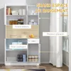 HOMCOM Buffet de cuisine armoire de cuisine contemporaine Voir les images du produit 3