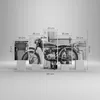 Bild auf Leinwand - Leinwandbild - 5 Teile - Alt Motorrad Produktbild-Vorschau 3