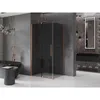 Mexen Velar Schiebeduschtür 140x90 cm Graphit/Kupfer, 8mm Produktbild-Vorschau 2