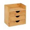 Relaxdays Schreibtisch Organizer, Ablage, 3 Schubladen, für Produktbild-Vorschau 11