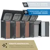 Westmann Status 4 Metall Mülltonnenbox 4er 4x240 L Produktbild-Vorschau 4