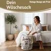LS-LebenStil Wäschesack Wäschekorb Canvas Laundry Wash 62L Produktbild-Vorschau 4