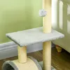 Drapak dla kota PawHut 72 cm z pluszowymi piłkami, słupkami Podgląd zdjęcia produktu 4