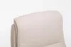 Ergonomische Bürostuhl - Crème - Kunstleder - Für Produktbild-Vorschau 5