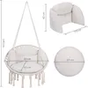 DETEX® Hängesessel bis 150kg Belastbar Boho Stil Wetterfest Produktbild-Vorschau 7