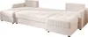 BEDANTE Canapé d'angle MOS U BIS Itaka 16 Beige avec Voir les images du produit 5