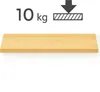 BEGRYF Wandregal 2er Set Bambusoptik 80 cm Schweberegal Produktbild-Vorschau 7