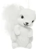 Christbaumschmuck Kunststoff / Samt Eichhörnchen 6cm weiß, Produktbild-Vorschau 3