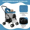 Poussette 3 en 1 pour animaux de compagnie, pliable, Voir les images du produit 4
