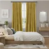 A bedroom scene with a bed, curtains, and furniture. Anteprima dell’immagine prodotto
