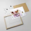 Gerahmtes Poster - Rahmen in heller Eiche - blume sommer Produktbild-Vorschau 4