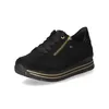 Remonte sneaker damski niski czarny Podgląd zdjęcia produktu 2