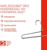 MAWA Hosenbügel, 10er-Set, rutschfest, 35 cm, Silber, Produktbild-Vorschau 3