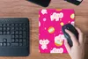 MuchoWow® Mauspad Mousepad Elefant - Blumen - Muster 19x23 Produktbild-Vorschau 4