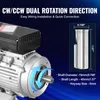 VEVOR 0,55 kW Elektromotor 1400 U/min, AC 220–240 V, 4,5 A, Produktbild-Vorschau 4