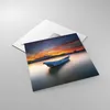 Bilder auf glas - Einteilig - Westen Sonne Boot - 40x40cm - Produktbild-Vorschau 2